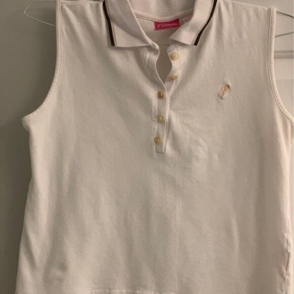 Two Women’s Size Large Sleeveless Summer Tops - Picture 7 of 8